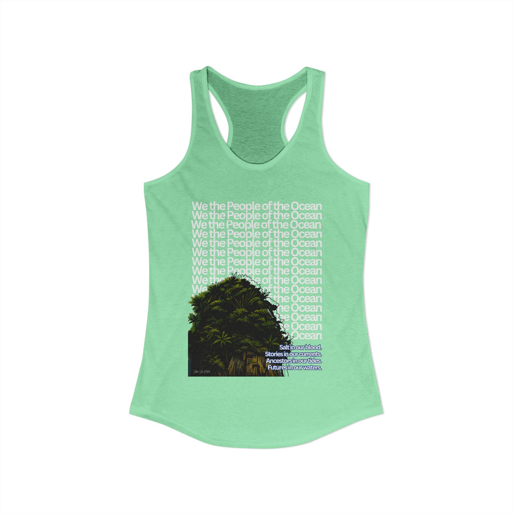 People of the Ocean - Women's Racerback Tank