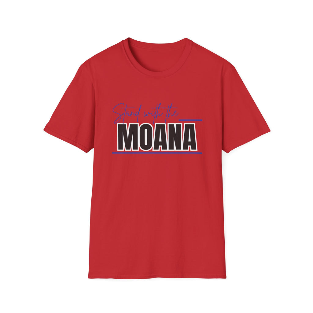 Stand With the Moana T-Shirt (Blue font)