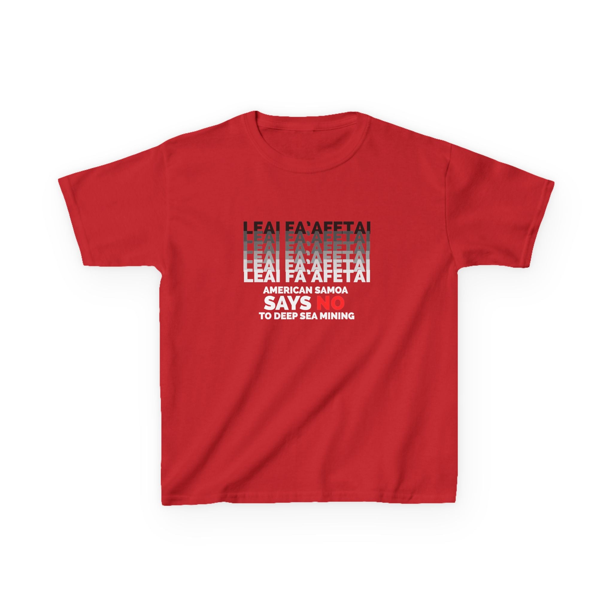 Leai, Fa'afetai - Kids T-Shirt