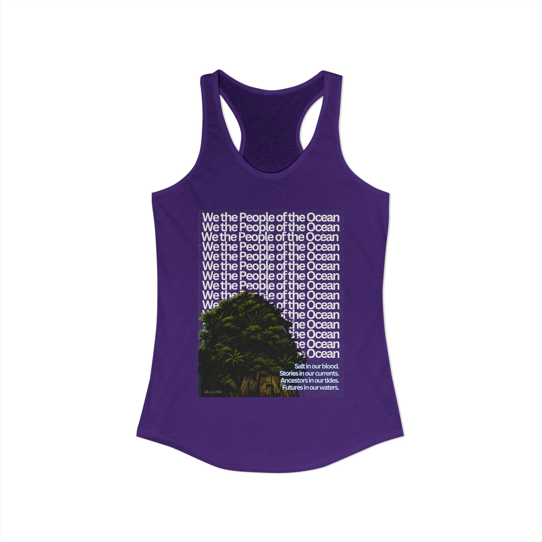 People of the Ocean - Women's Racerback Tank