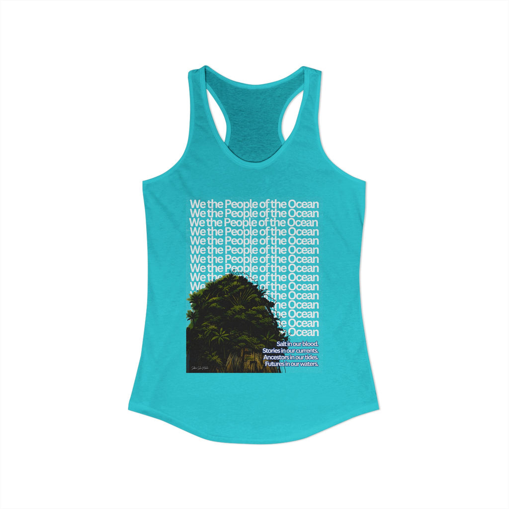 People of the Ocean - Women's Racerback Tank