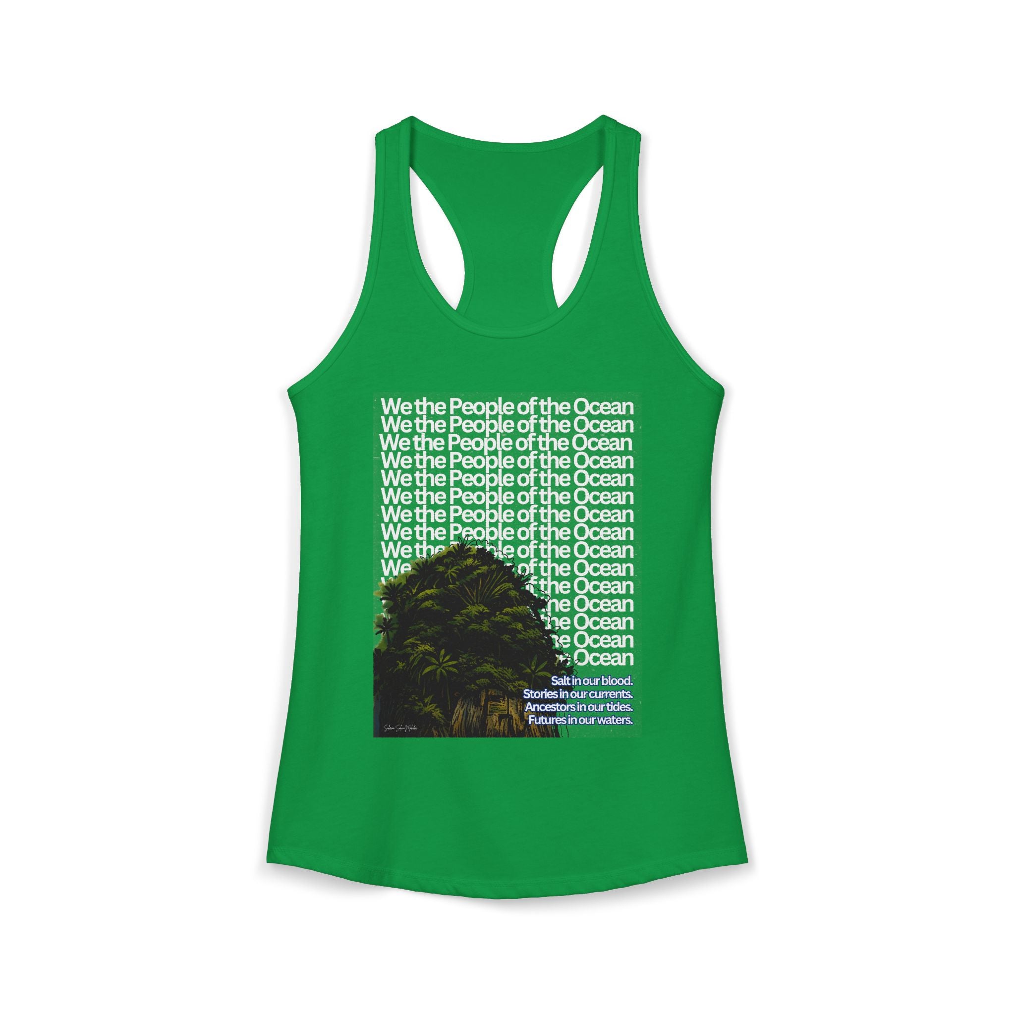 People of the Ocean - Women's Racerback Tank