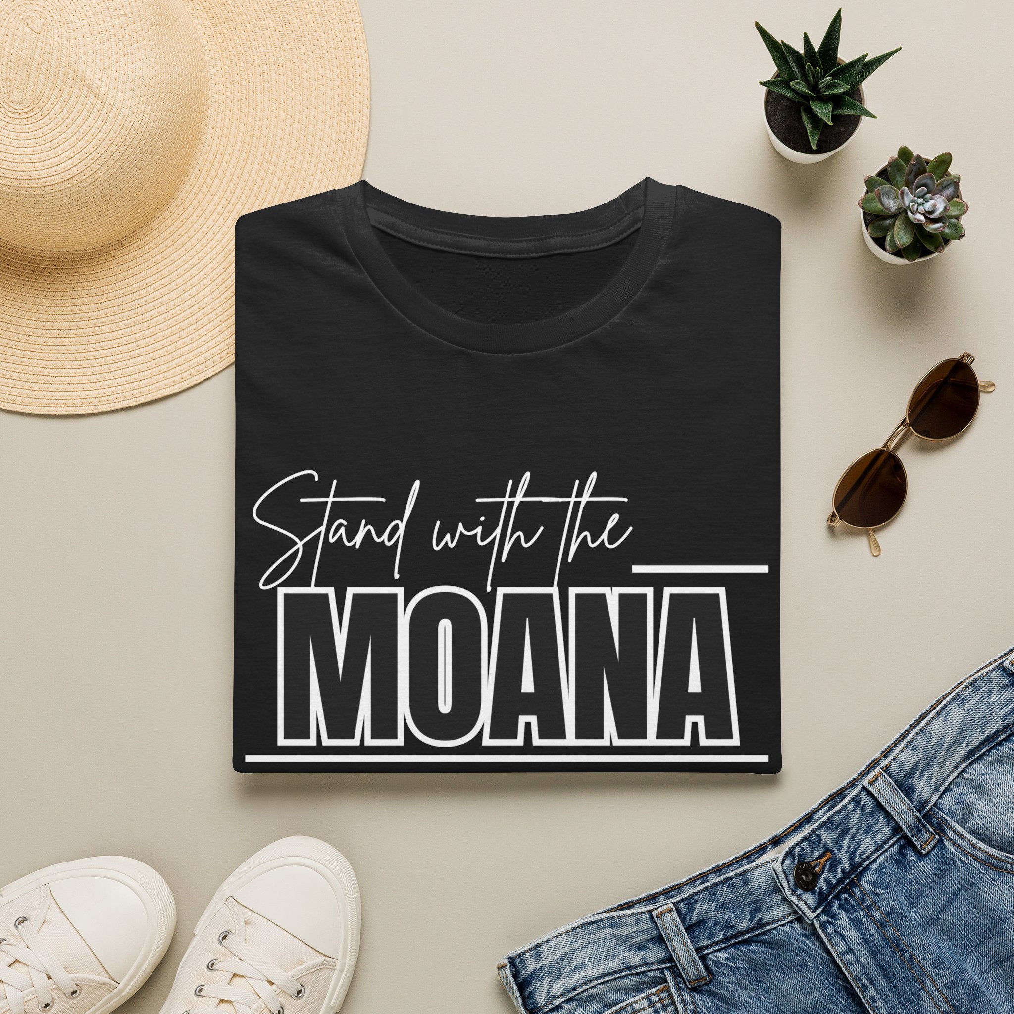 Stand With the Moana T-Shirt (White font)