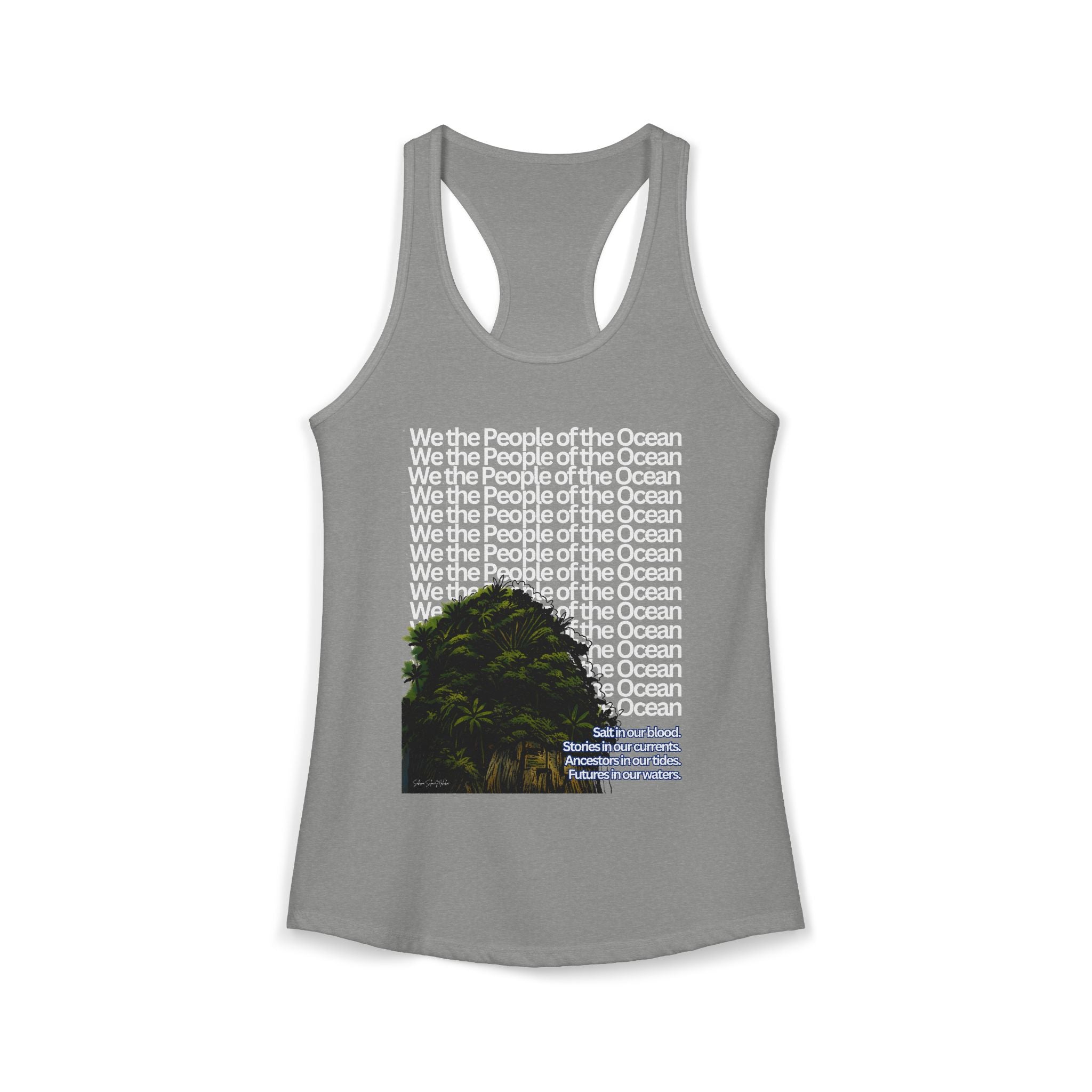 People of the Ocean - Women's Racerback Tank