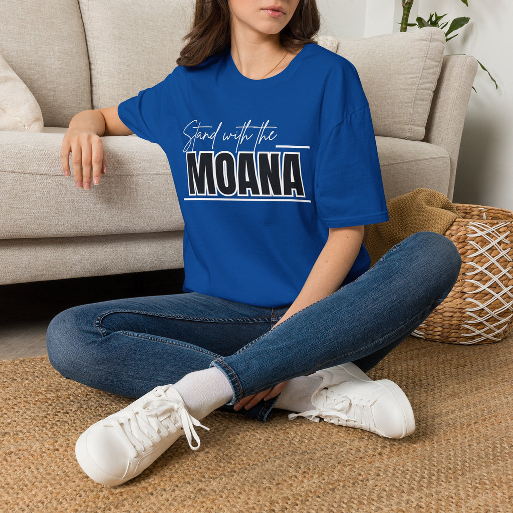 Stand With the Moana T-Shirt (White font)