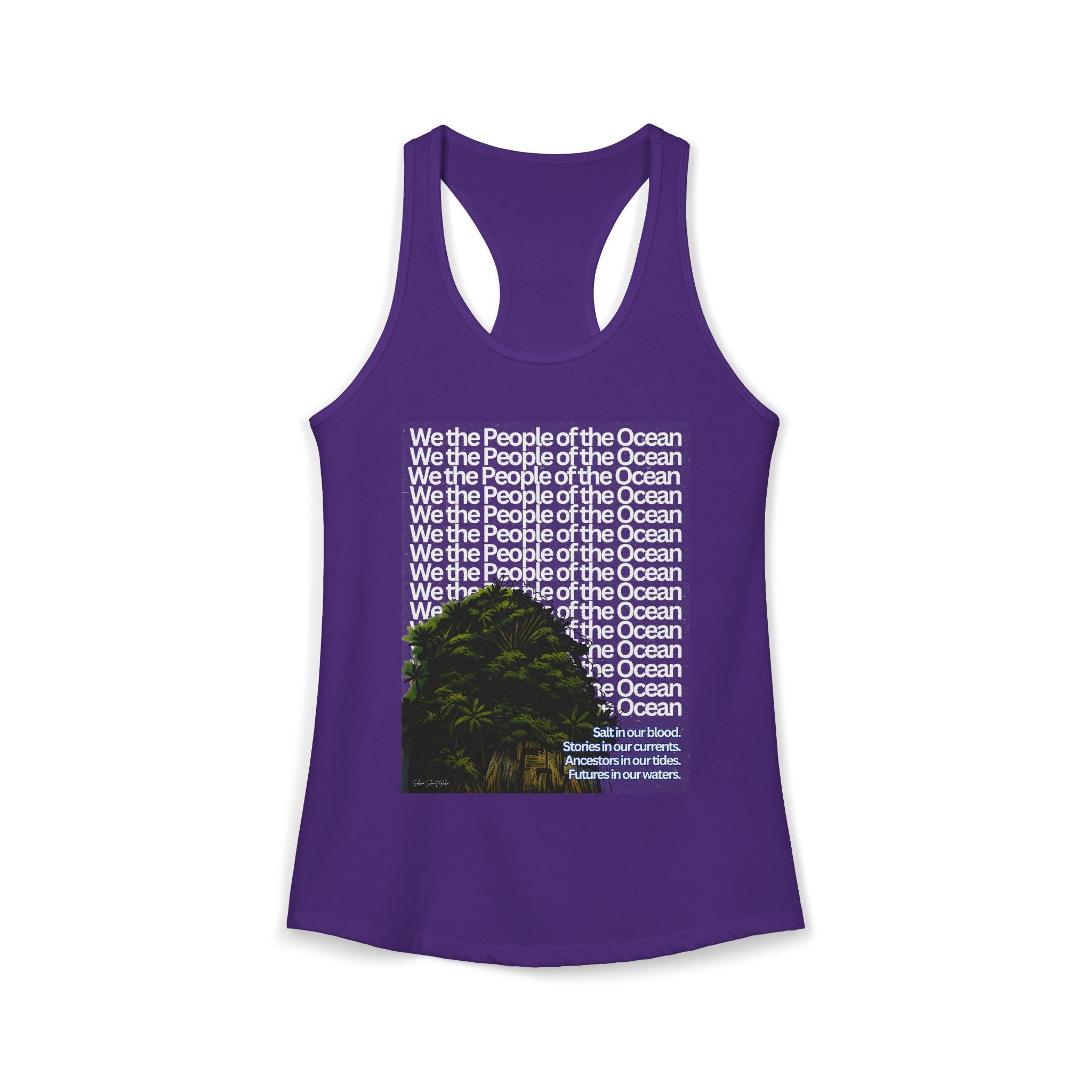 People of the Ocean - Women's Racerback Tank