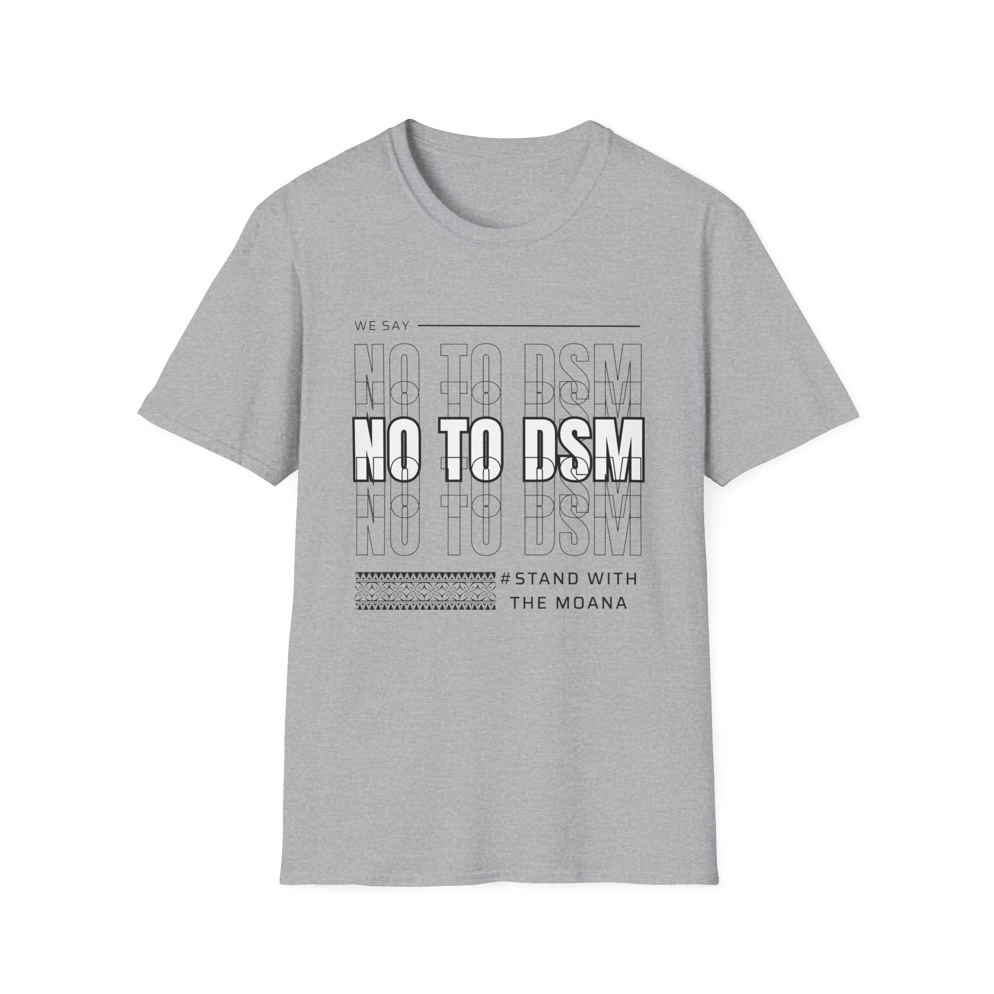 No to DSM - Unisex Softstyle T-Shirt