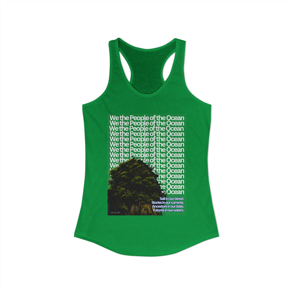 People of the Ocean - Women's Racerback Tank