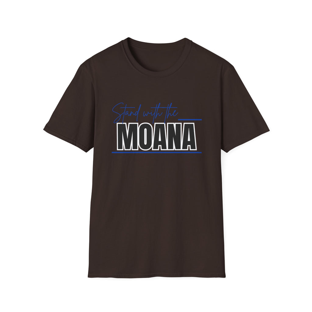 Stand With the Moana T-Shirt (Blue font)