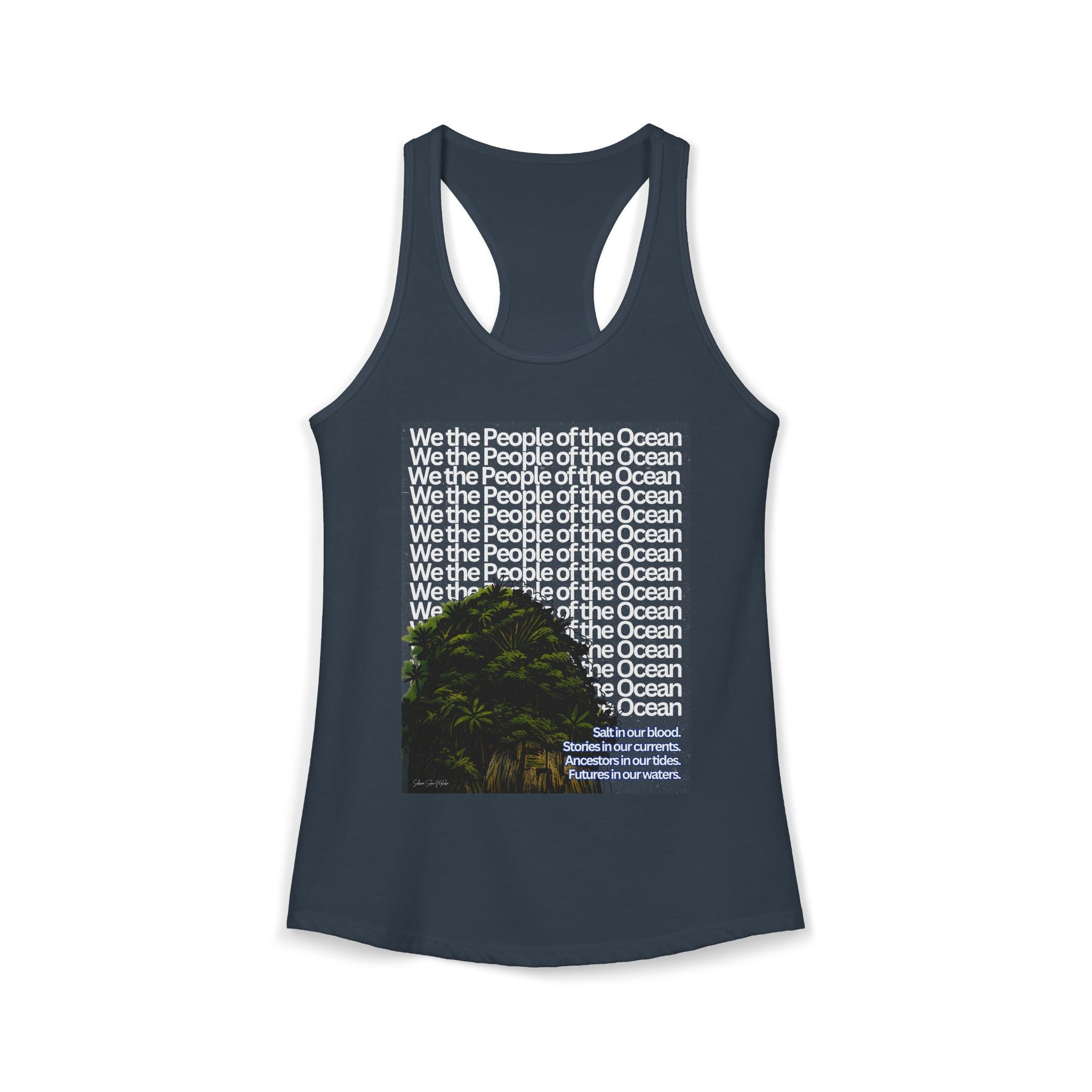 People of the Ocean - Women's Racerback Tank