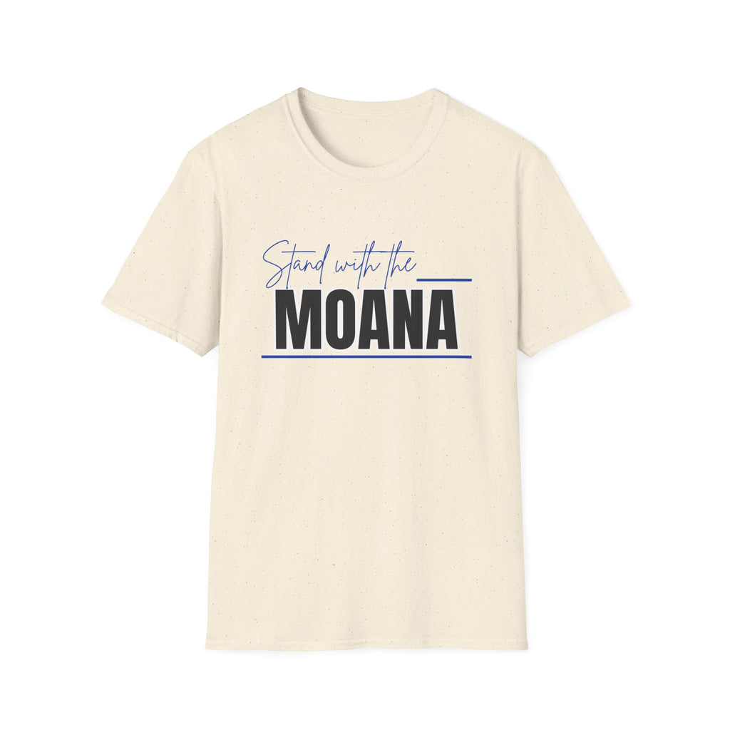 Stand With the Moana T-Shirt (Blue font)