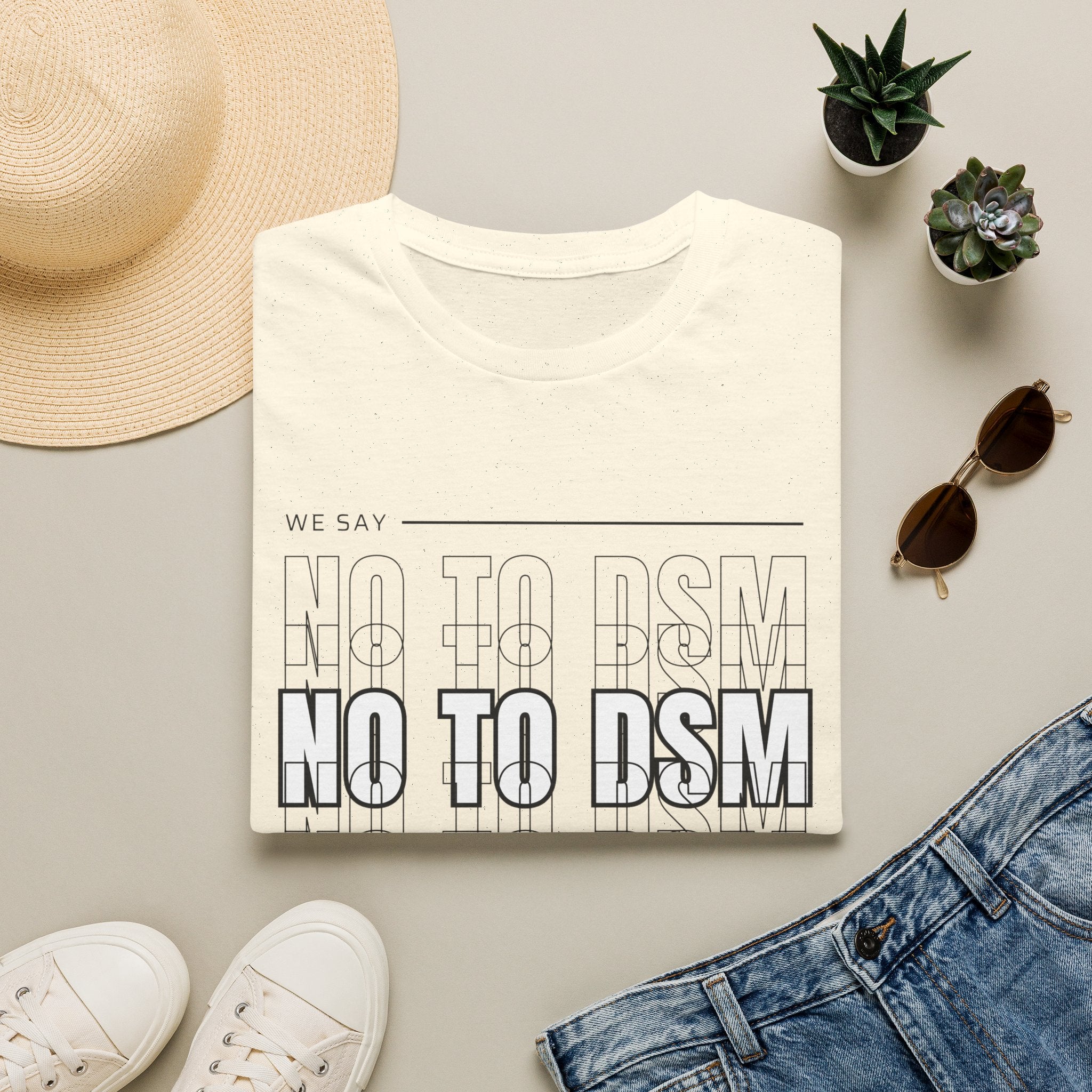 No to DSM - Unisex Softstyle T-Shirt