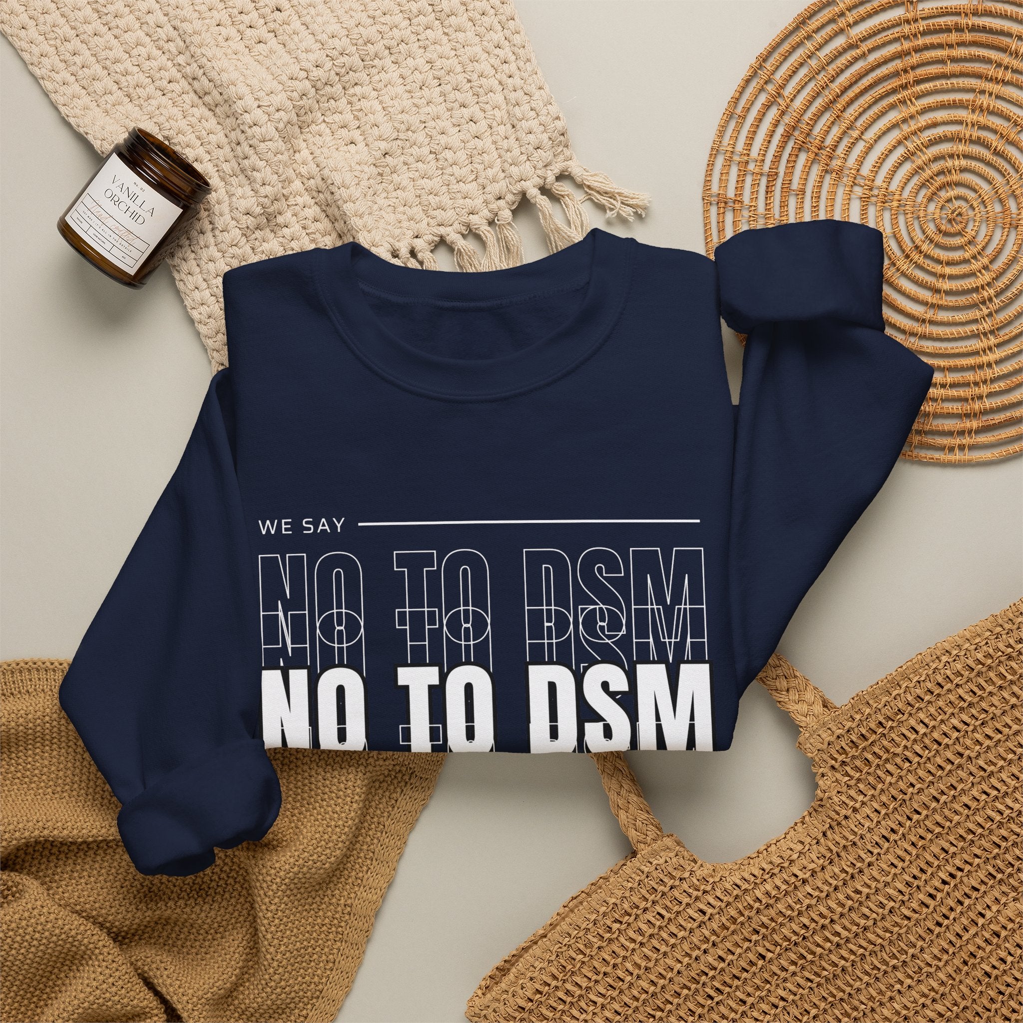 NO TO DSM Crewneck Sweatshirt – Stand With The Moana Pullover