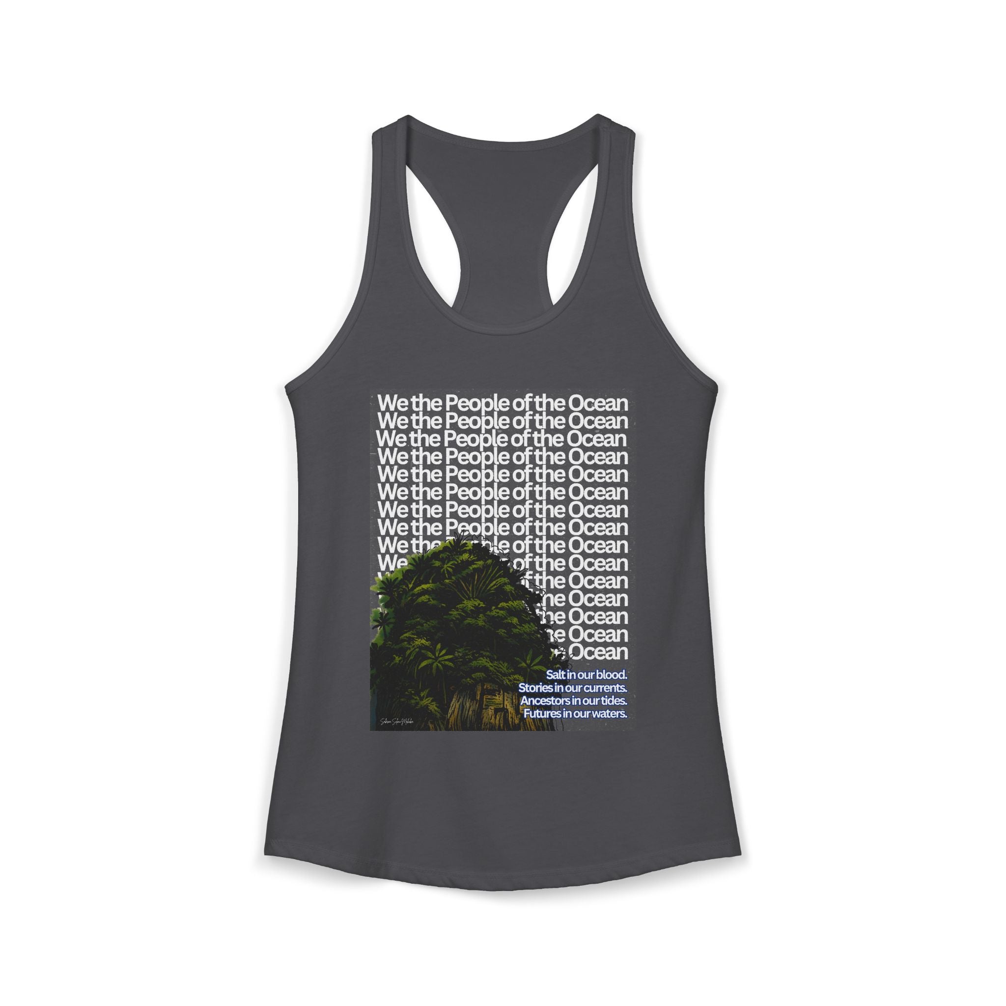 People of the Ocean - Women's Racerback Tank