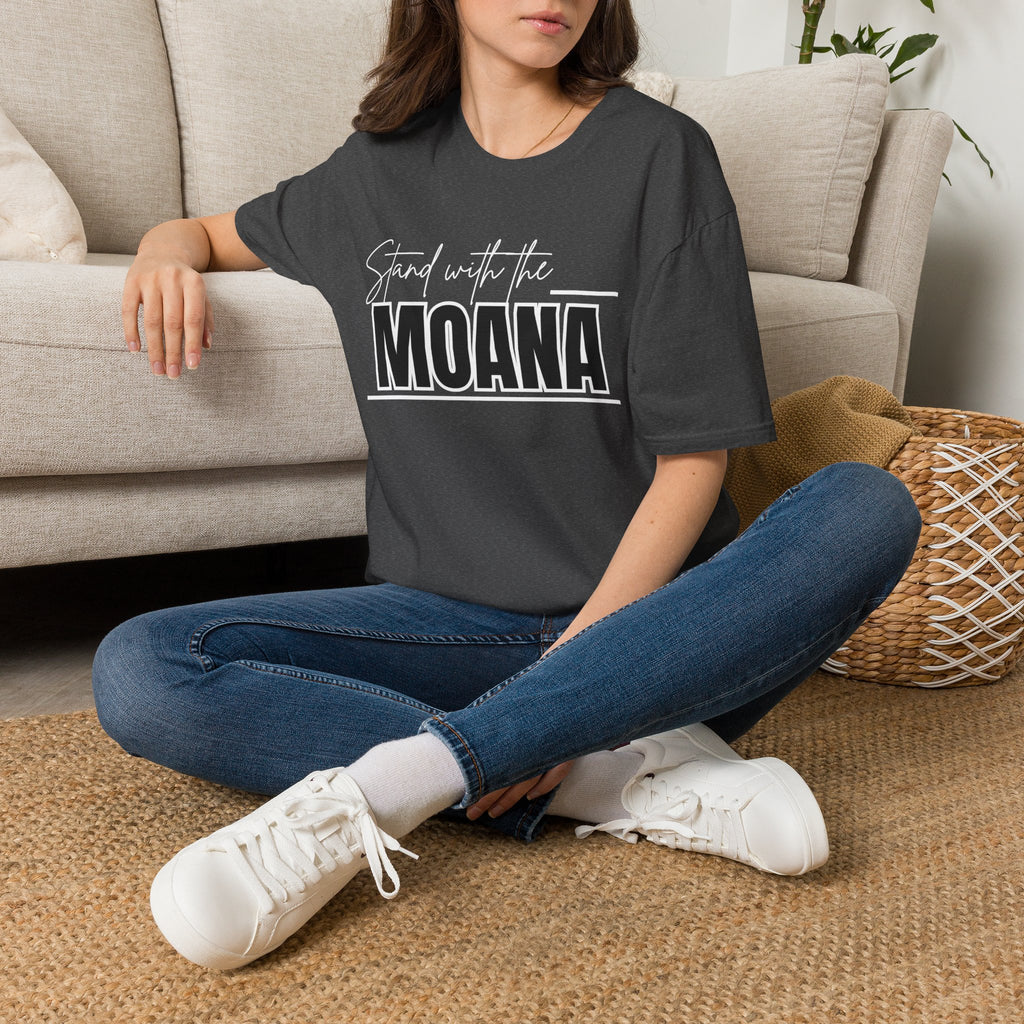 Stand With the Moana T-Shirt (White font)