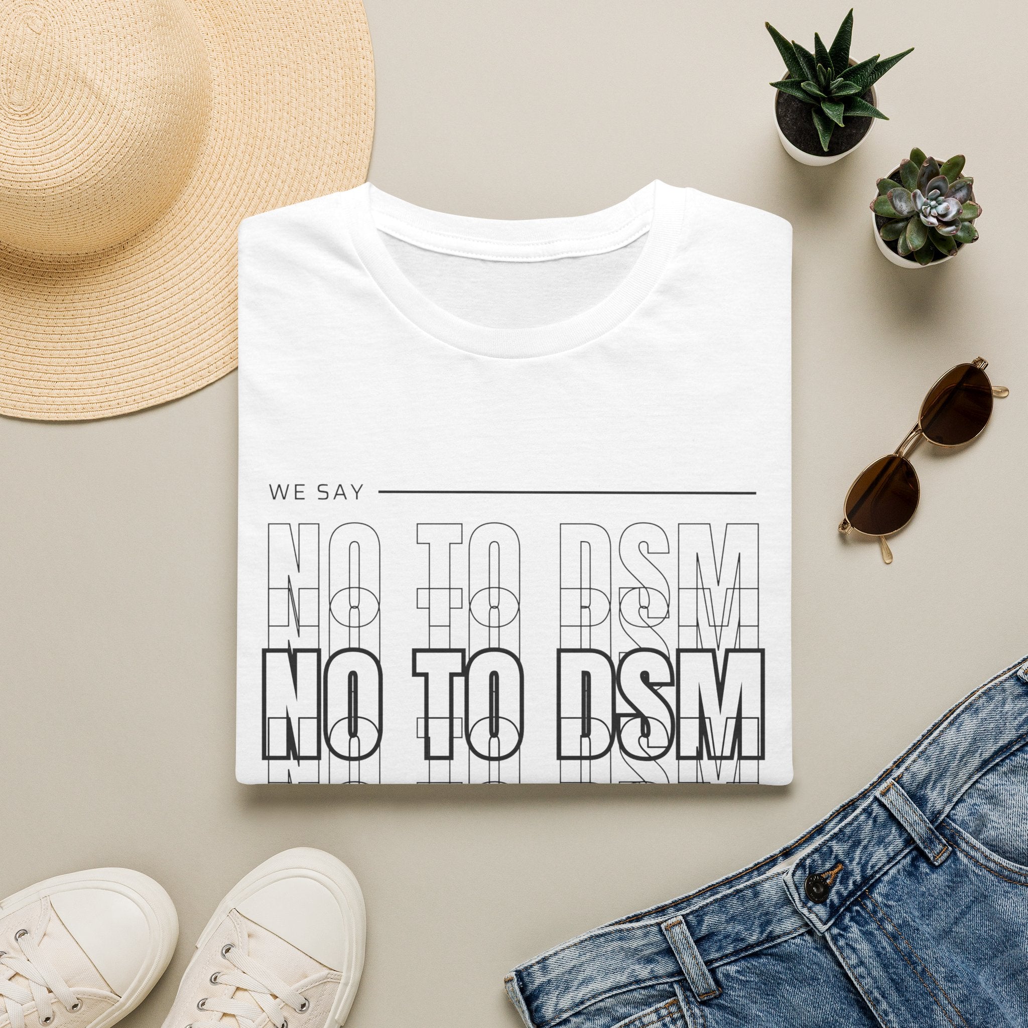 No to DSM - Unisex Softstyle T-Shirt