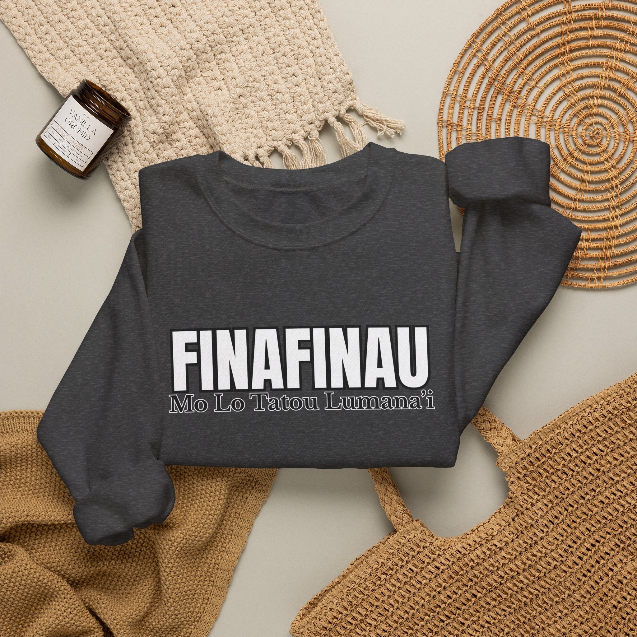 Finafinau “Mo Lo Tatou Lumana’i” - Crewneck Sweatshirt