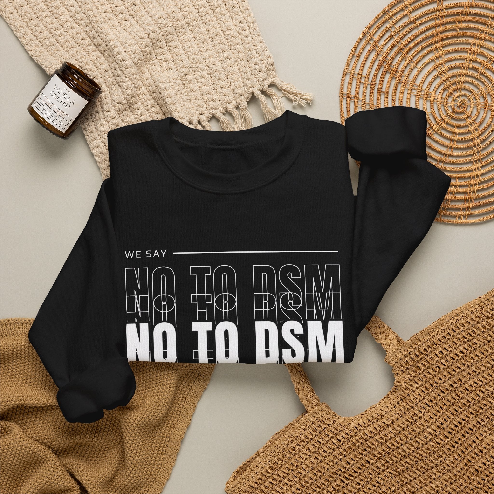 NO TO DSM Crewneck Sweatshirt – Stand With The Moana Pullover