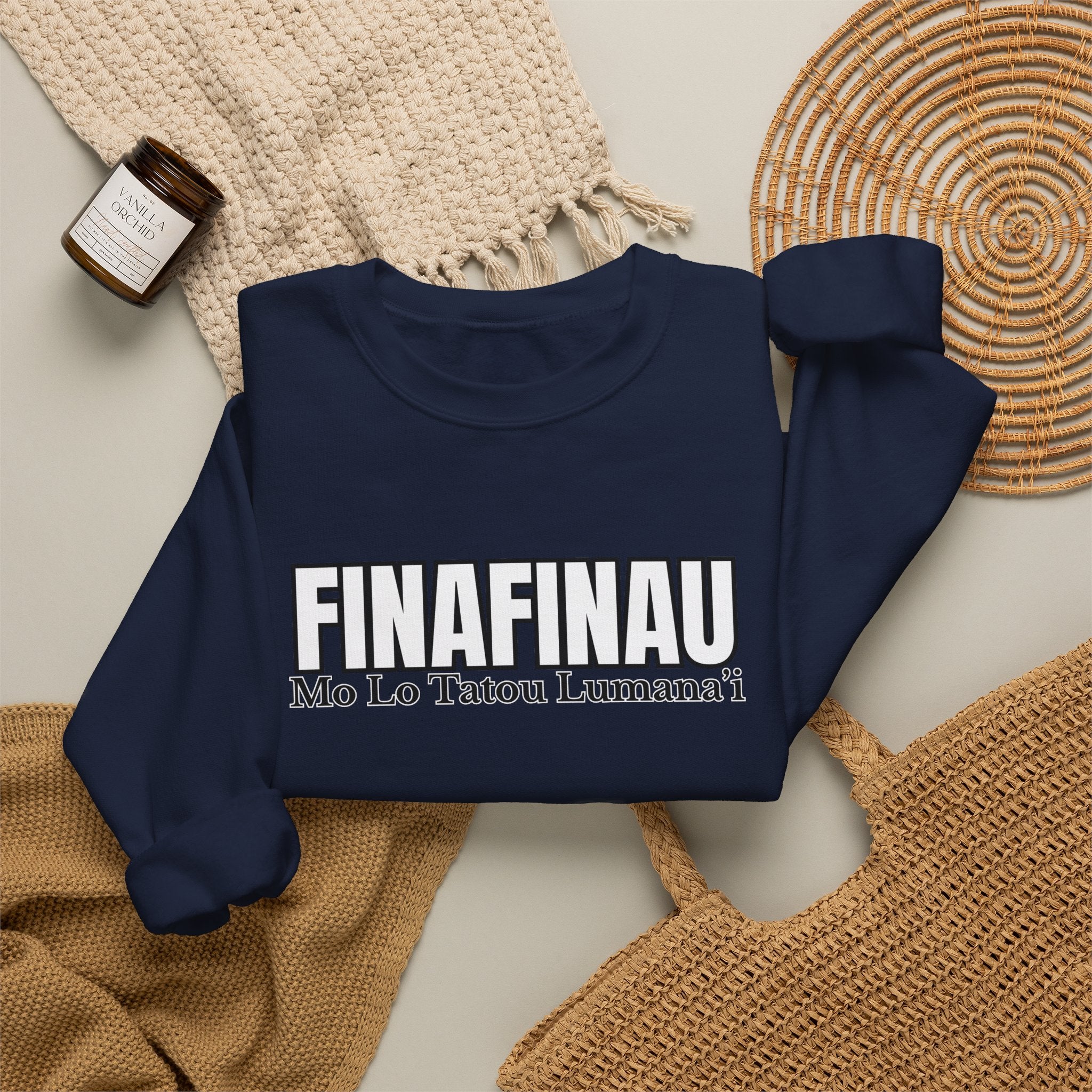 Finafinau “Mo Lo Tatou Lumana’i” - Crewneck Sweatshirt