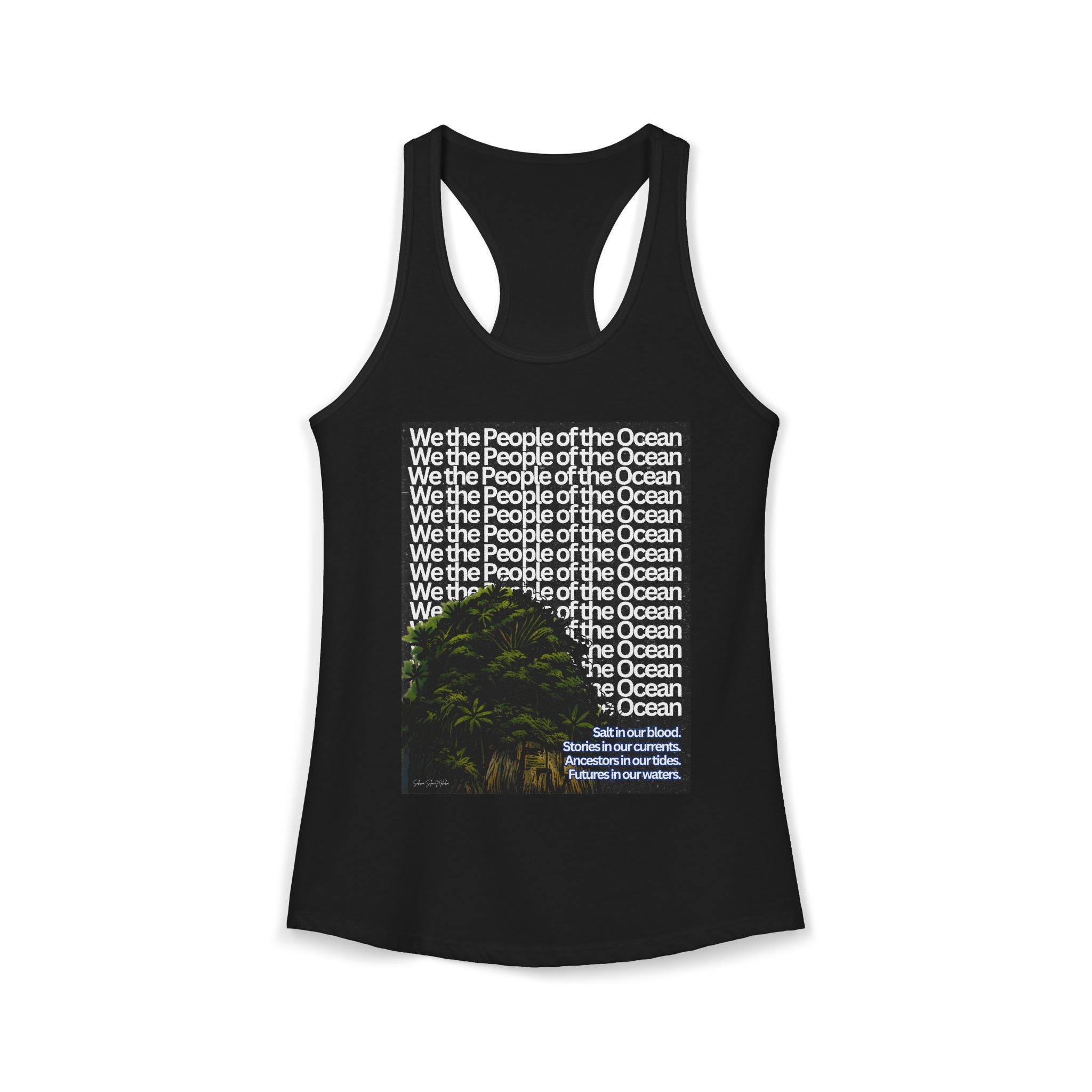 People of the Ocean - Women's Racerback Tank