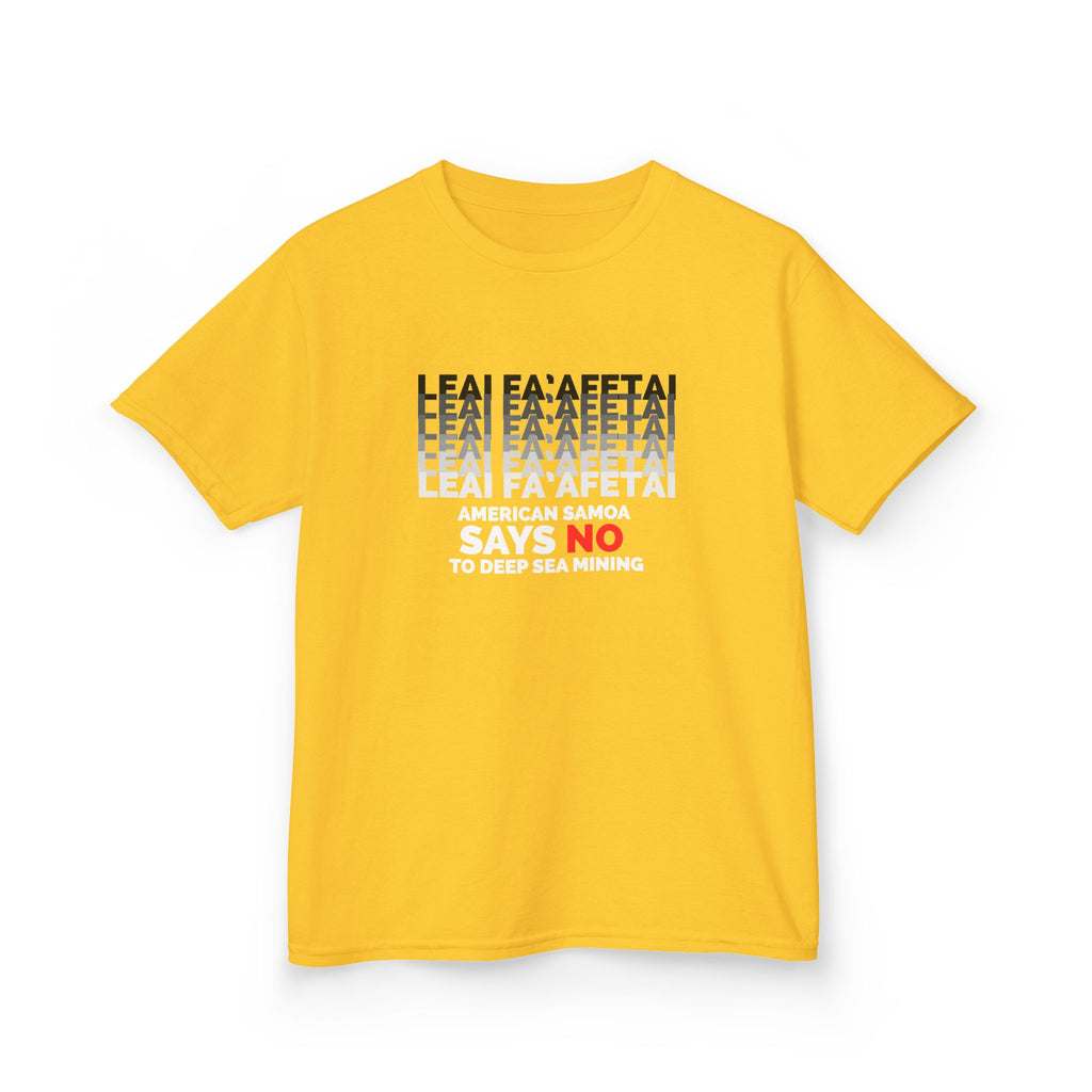 Leai, Fa'afetai - Kids T-Shirt