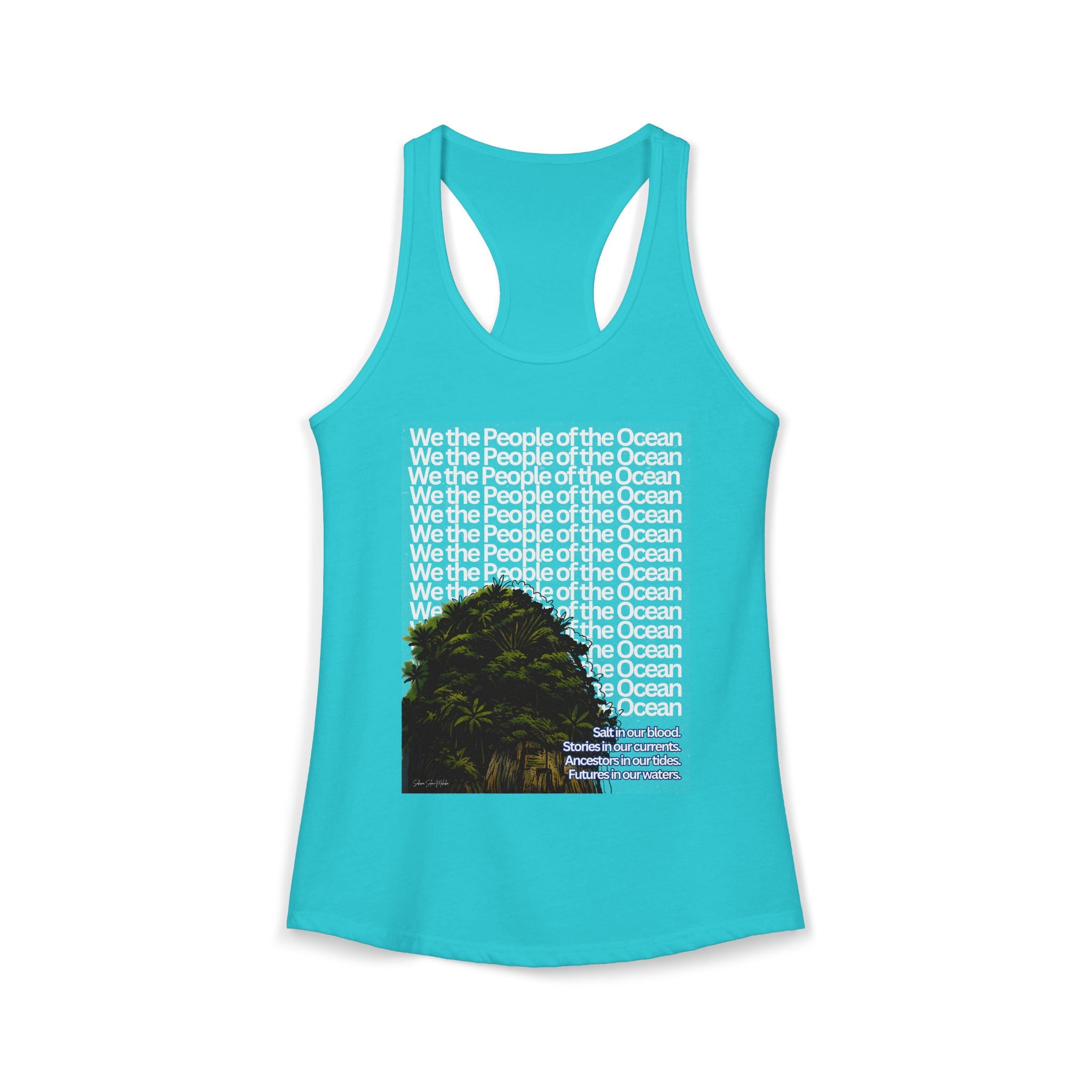 People of the Ocean - Women's Racerback Tank