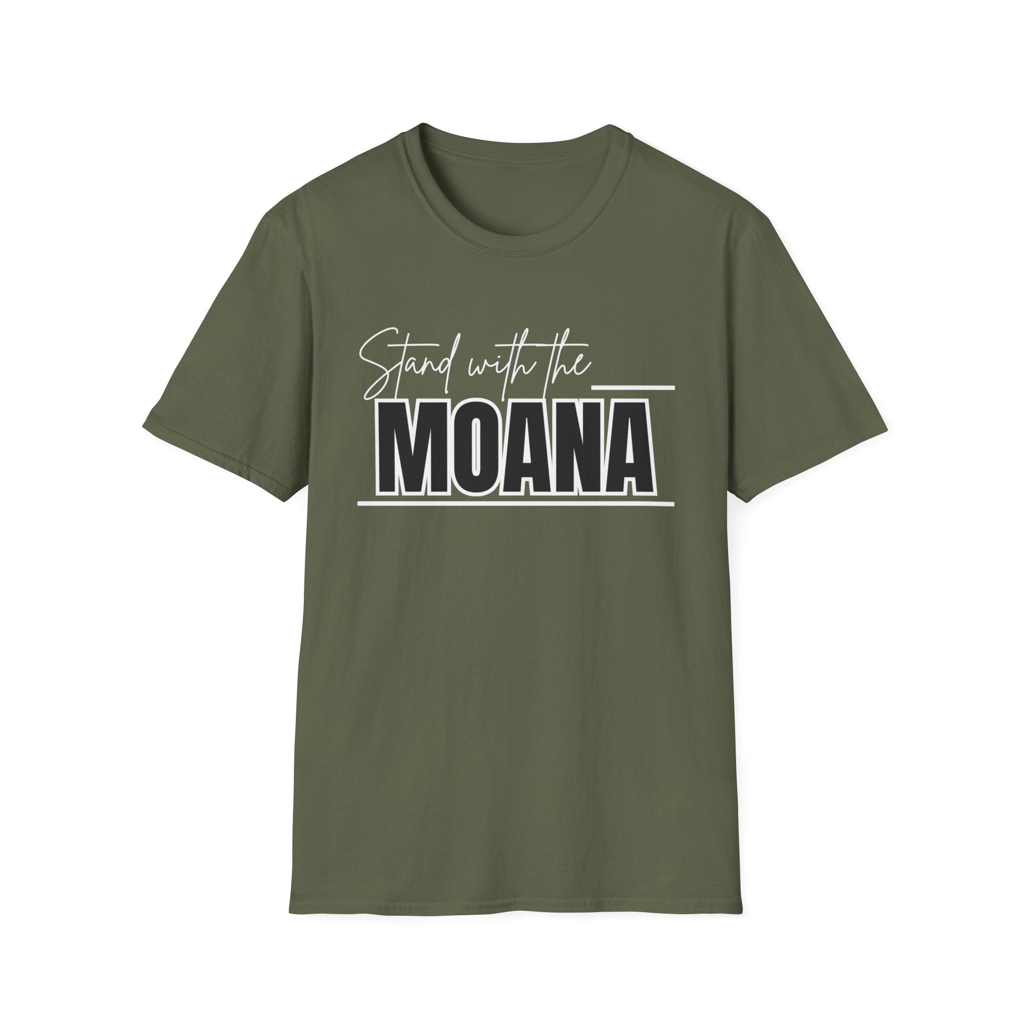 Stand With the Moana T-Shirt (White font)