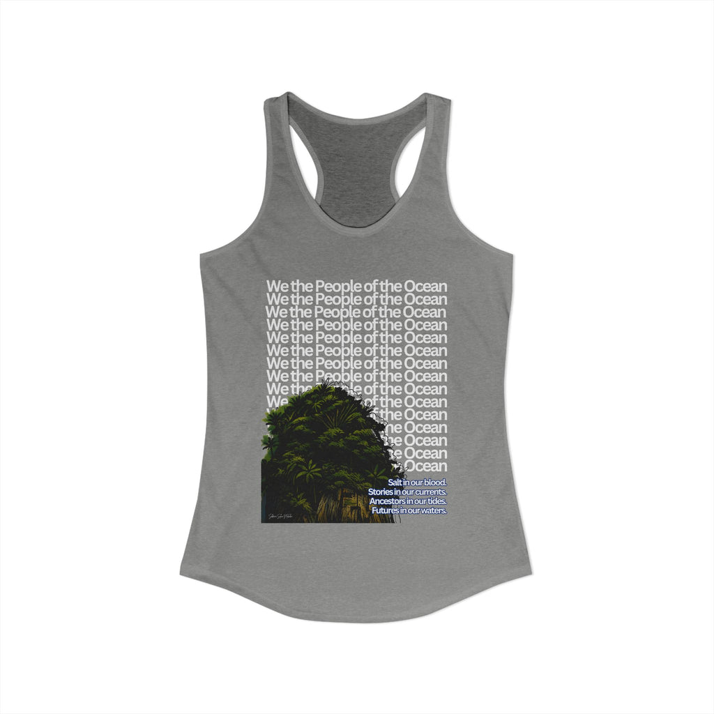 People of the Ocean - Women's Racerback Tank