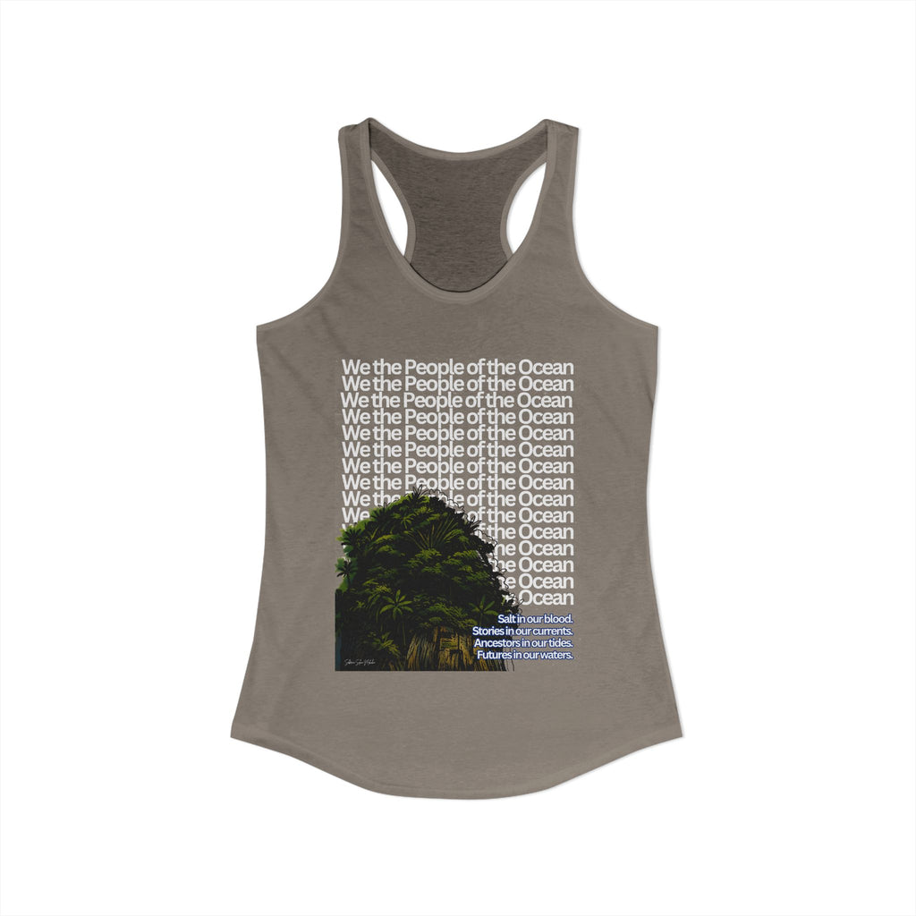 People of the Ocean - Women's Racerback Tank