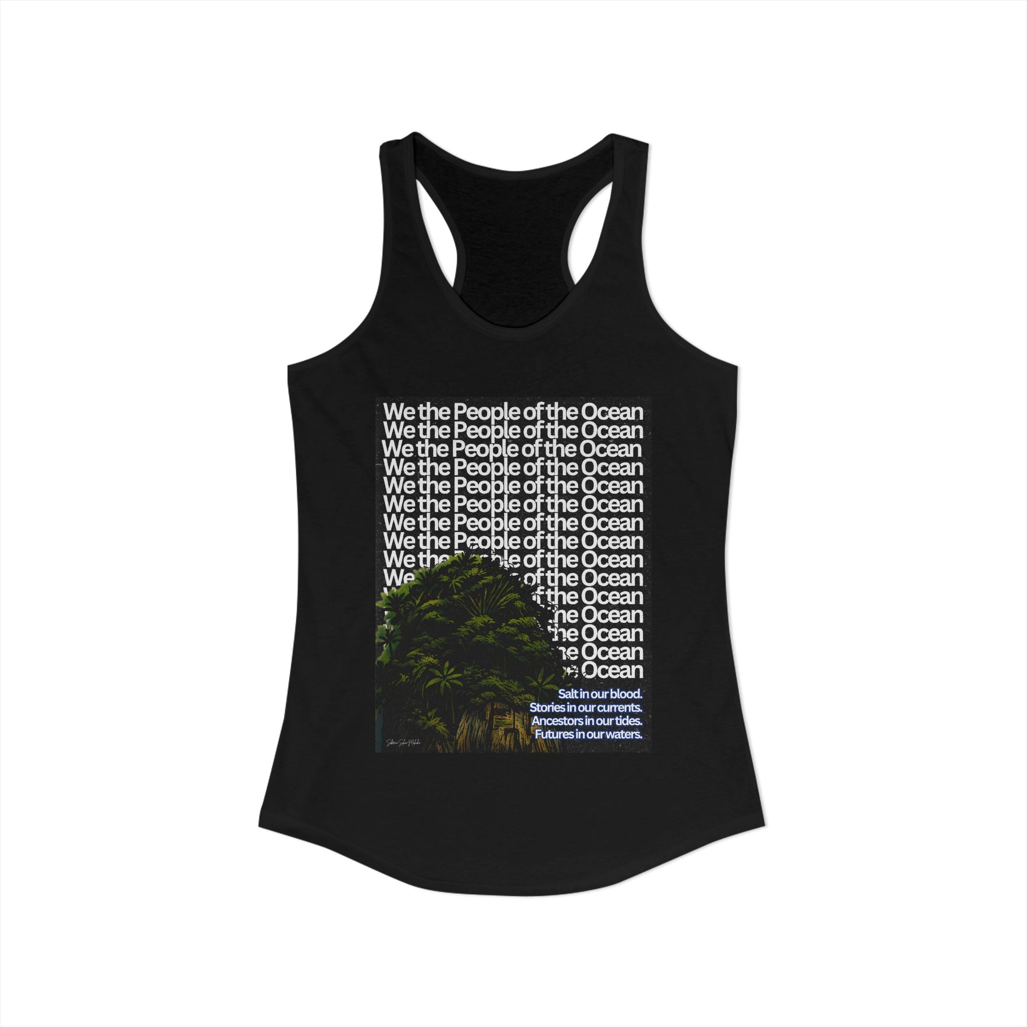 People of the Ocean - Women's Racerback Tank
