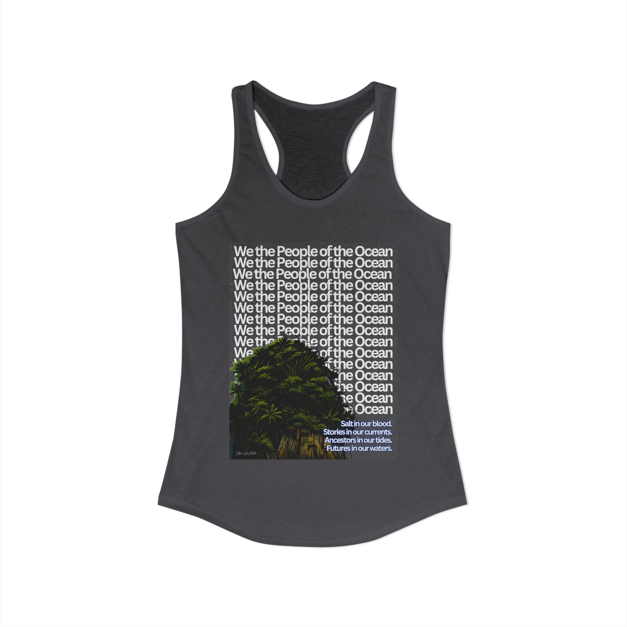 People of the Ocean - Women's Racerback Tank