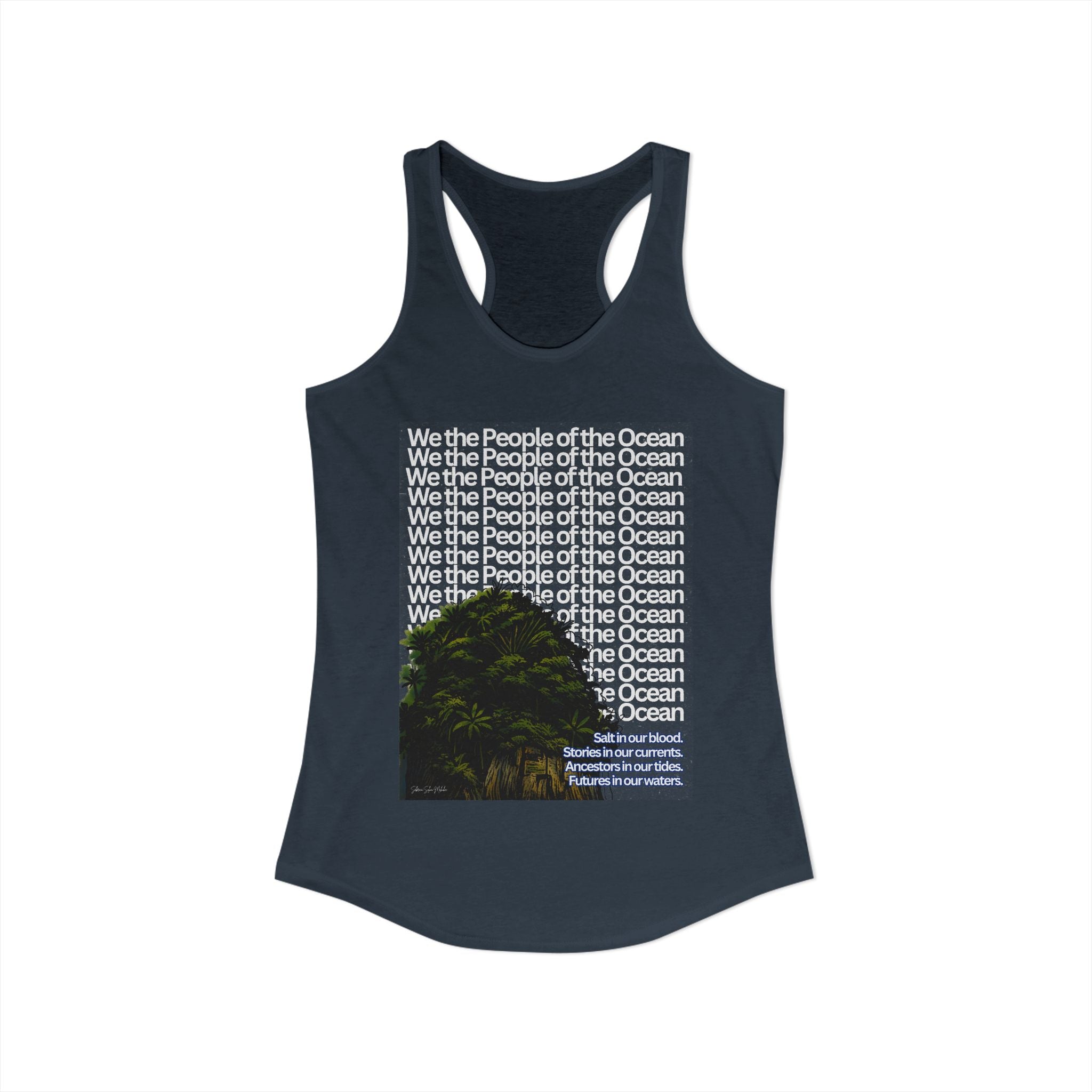 People of the Ocean - Women's Racerback Tank