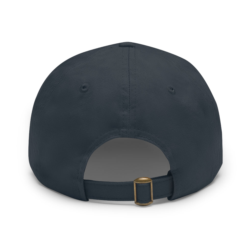 Finafinau Logo — Round Leather Patch Hat