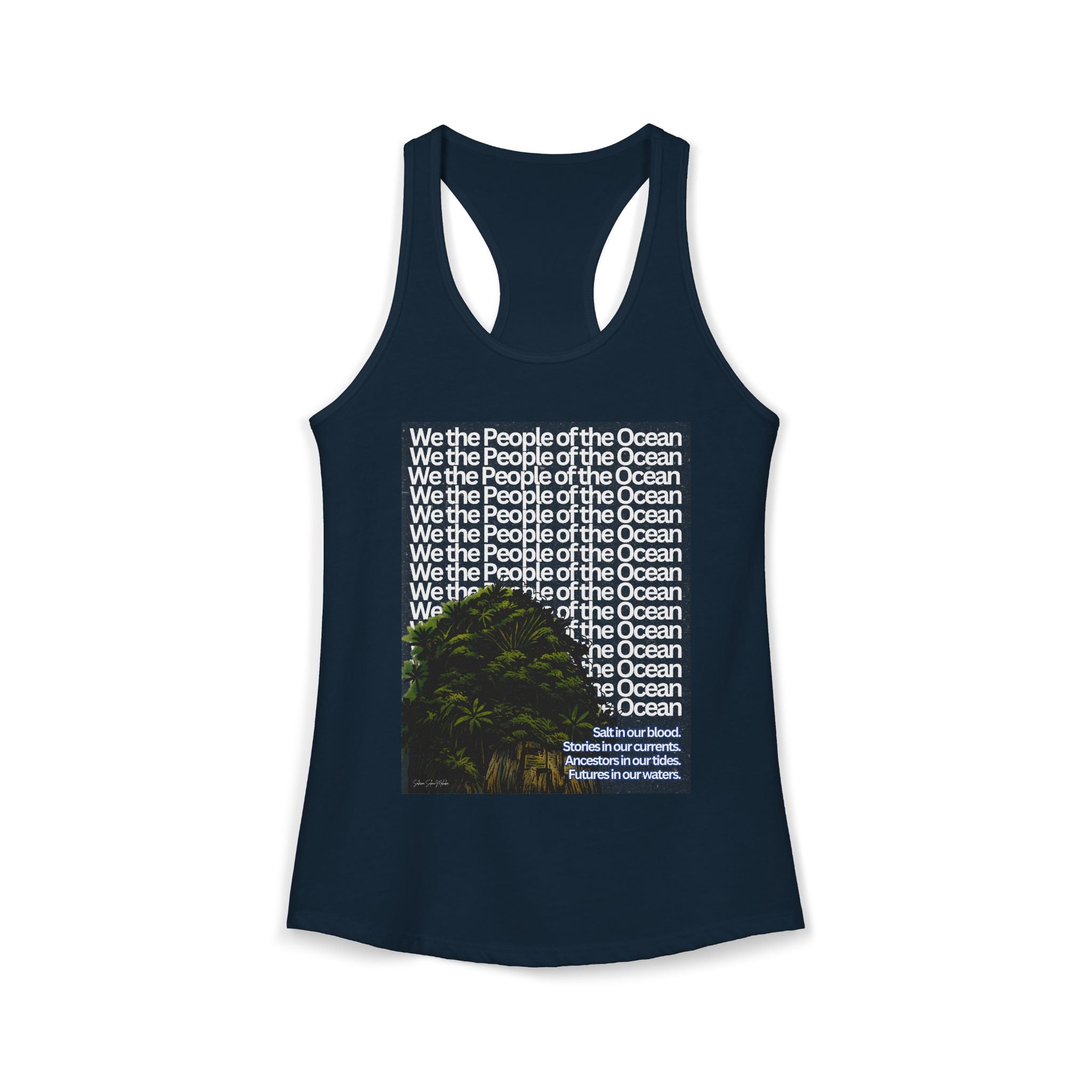 People of the Ocean - Women's Racerback Tank