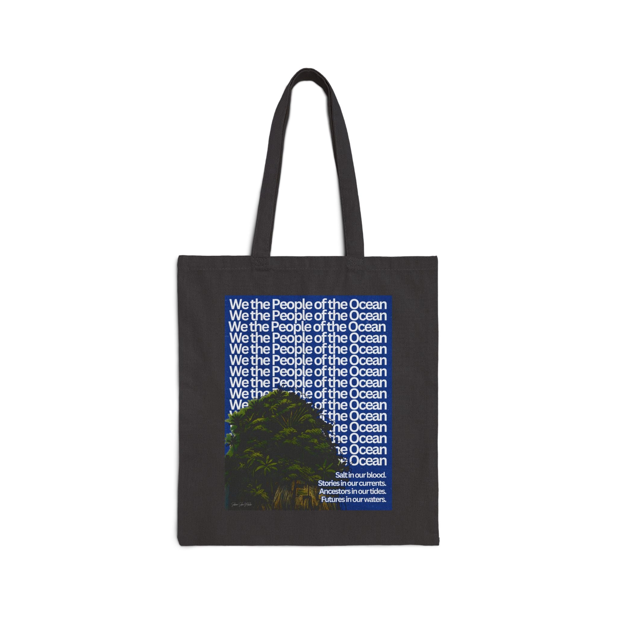 People of the Ocean - Cotton Canvas Tote Bag