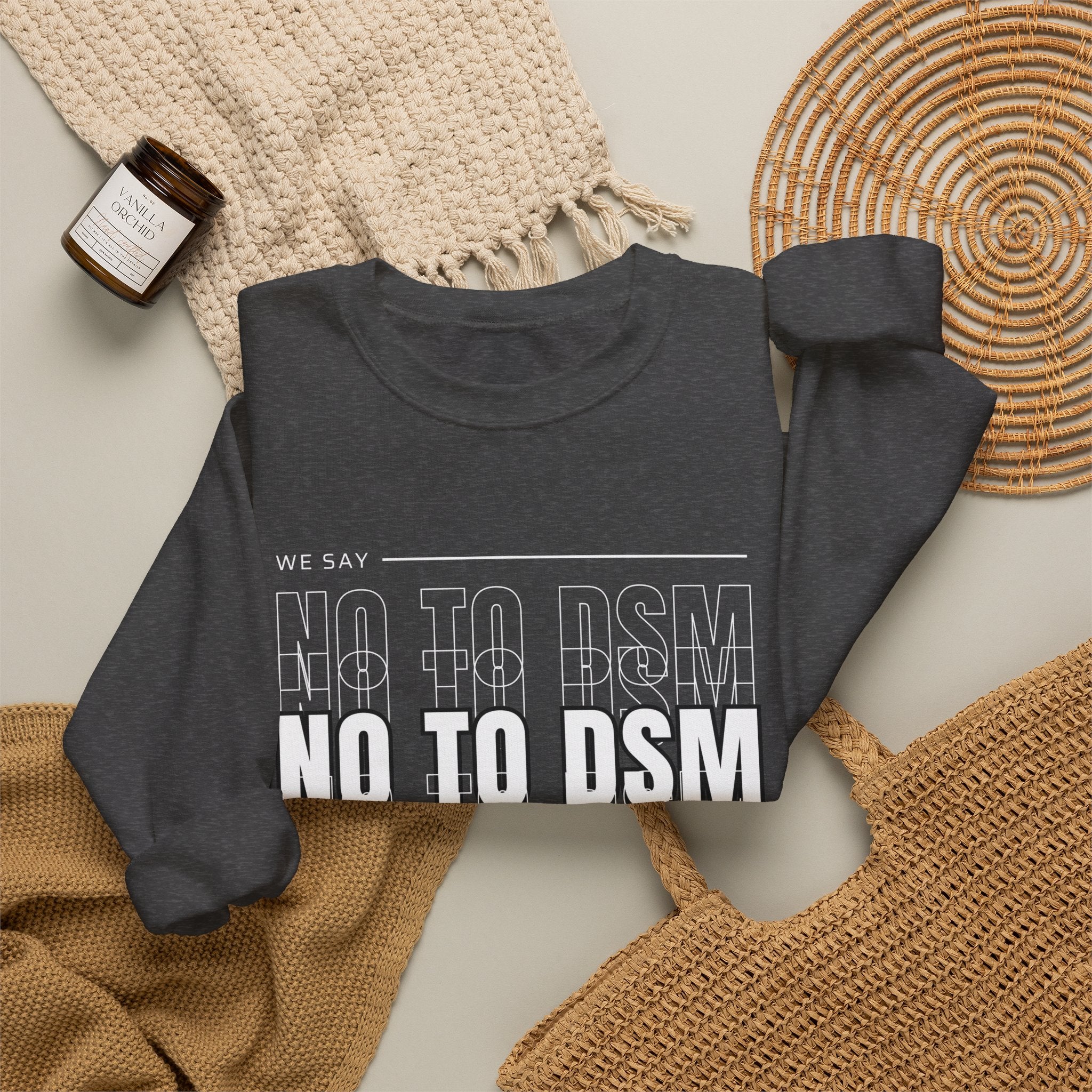 NO TO DSM Crewneck Sweatshirt – Stand With The Moana Pullover