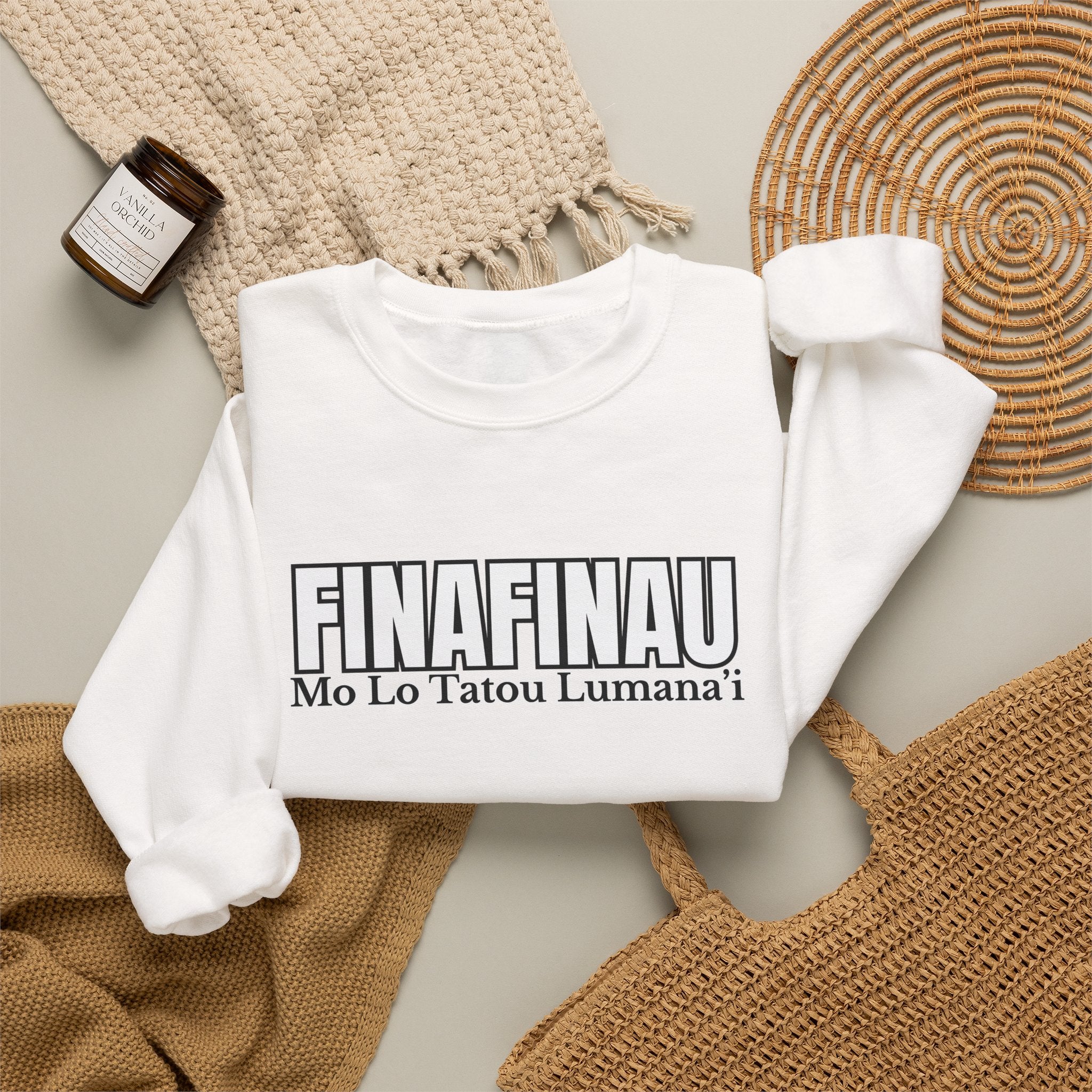 Finafinau “Mo Lo Tatou Lumana’i” - Crewneck Sweatshirt